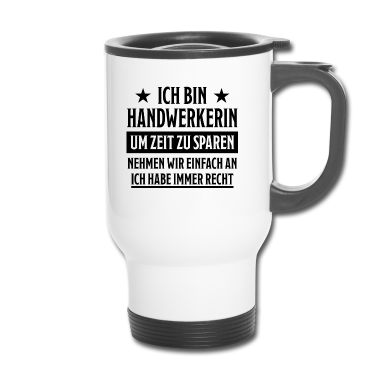 Geschenk Oma Thermobecher - Handwerkerin Heimwerkerin Lustiger Spruch Geschenk