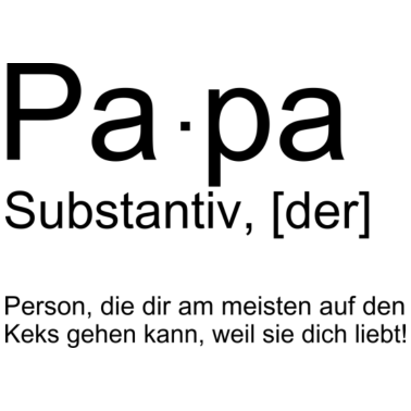 Motiv Definition Papa Substantiv