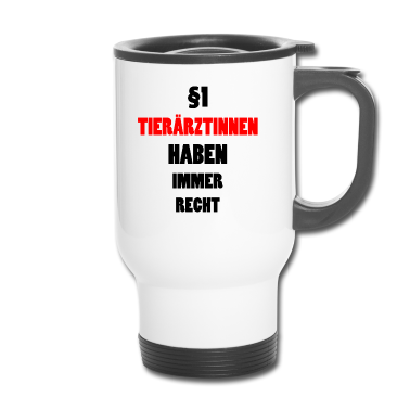 Geschenk Oma Thermobecher - Tierärztin Lustige Spruch Engel Tierarzt Geschenk