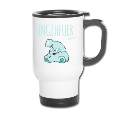 Geschenk Oma Thermobecher - Ungeheuer schlau!