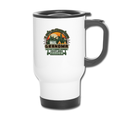 Geschenk Oma Thermobecher - Ich bin eine Camping Oma - Geschenkidee
