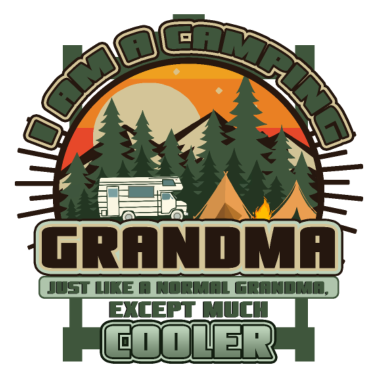 Motiv Ich bin eine Camping Oma - Geschenkidee