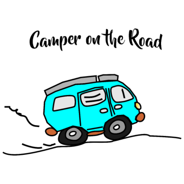 Motiv Wohnmobil on the Road Camping Camper