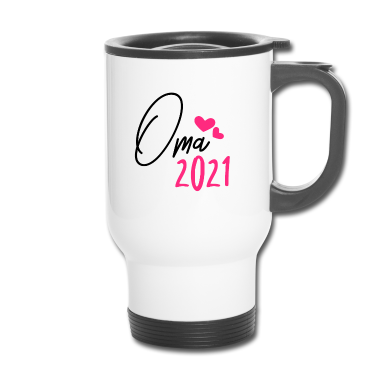 Geschenk Oma Thermobecher - Oma 2021 - Werdende Oma