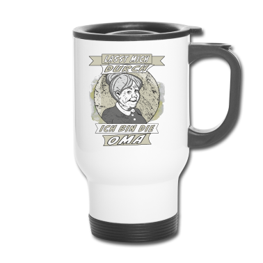 Geschenk Oma Thermobecher - ICH BIN DIE OMA