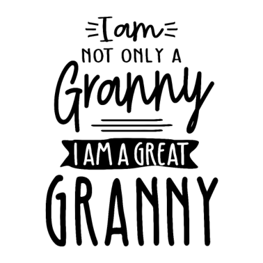 Motiv Ich bin nicht nur eine Oma, ich bin eine große Oma
