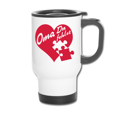 Geschenk Oma Thermobecher - Oma du fehlst | ich vermisse Oma