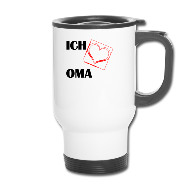 Geschenk Oma Thermobecher - Ich Herz Oma