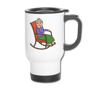 Geschenk Oma Thermobecher - Oma Großmutter