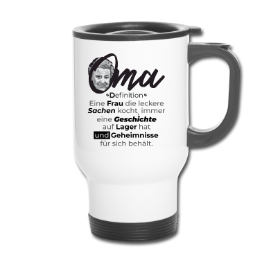 Geschenk Oma Thermobecher - Oma Geschenk