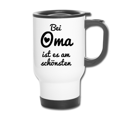 Geschenk Oma Thermobecher - Bei Oma ist es am schönsten