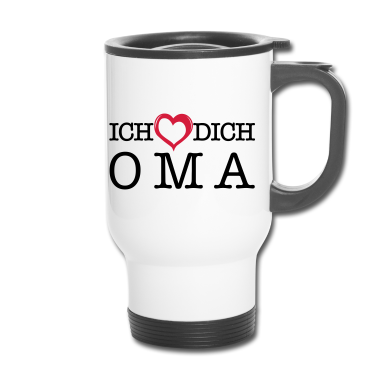 Geschenk Oma Thermobecher - Ich liebe dich Oma