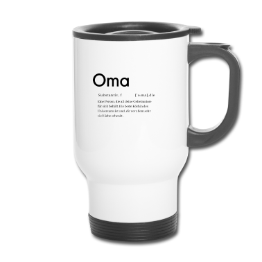 Geschenk Oma Thermobecher - Definition Oma