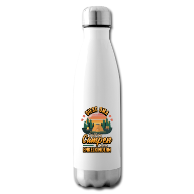 Geschenk Oma Trinkflasche - Camping Oma Opa Enkelkinder Zelten Geschenk