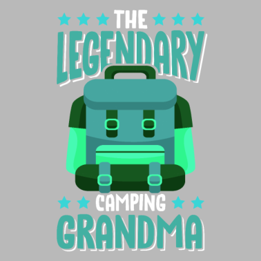 Motiv Camping Oma Grandma Großmutter