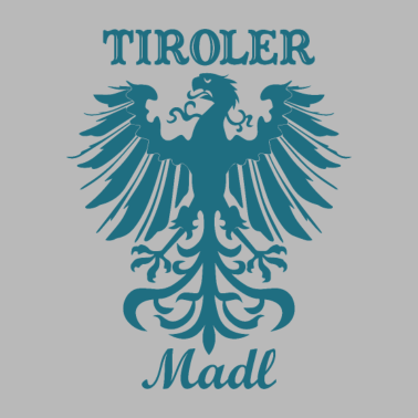 Motiv Tiroler madl Dialekt Wappen Adler Geschenk