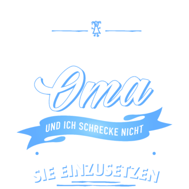 Motiv Finger weg! verrückte Oma Verwandte Familie Kinder