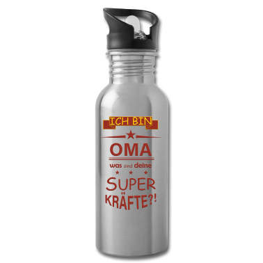 Geschenk Oma Trinkflasche - Oma - die Superheldin Oma