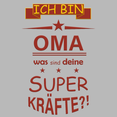 Motiv Oma - die Superheldin Oma