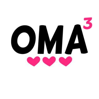 Motiv Dreifache Oma - Oma hoch Drei