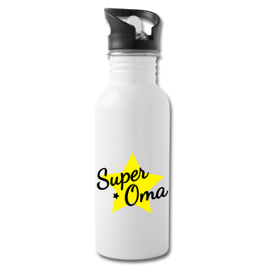 Geschenk Oma Trinkflasche - Super Oma
