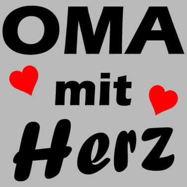 Motiv Oma mit Herz