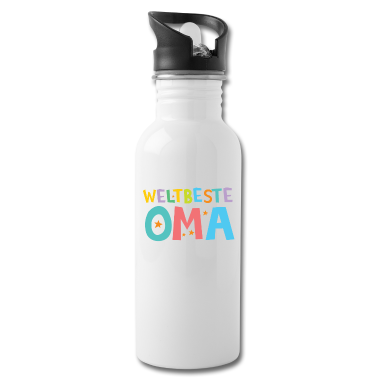 Geschenk Oma Trinkflasche - Weltbeste Oma