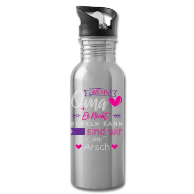 Geschenk Oma Trinkflasche - Oma Geschenk
