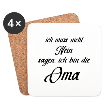 Geschenk Oma Untersetzer - Oma