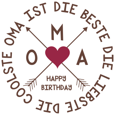 Motiv Oma ist die Beste