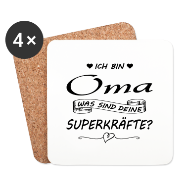 Geschenk Oma Untersetzer - Oma