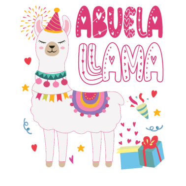 Motiv Lama Geburtstagsparty Outfit Familie Abuela Lama