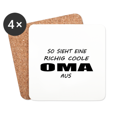 Geschenk Oma Untersetzer - Oma