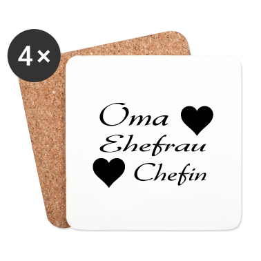 Geschenk Oma Untersetzer - Oma