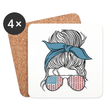 Geschenk Oma Untersetzer - Kapitänin USA Lustig Damen Seglerin Bootfahren