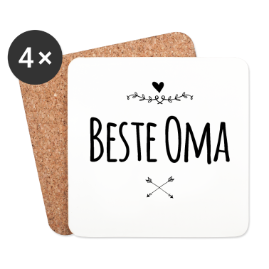 Geschenk Oma Untersetzer - Oma