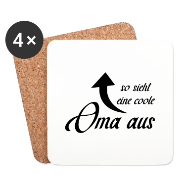 Geschenk Oma Untersetzer - Oma