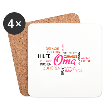 Geschenk Oma Untersetzer - Oma