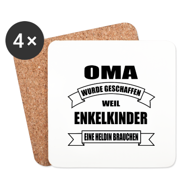 Geschenk Oma Untersetzer - Oma