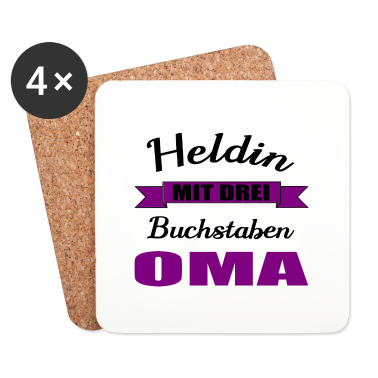 Geschenk Oma Untersetzer - Oma