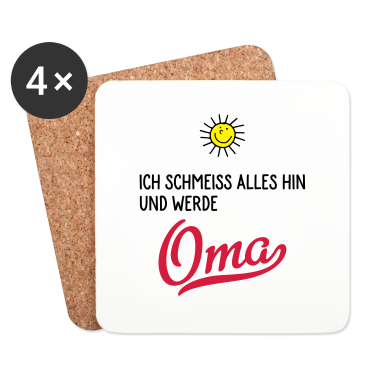 Geschenk Oma Untersetzer - oma