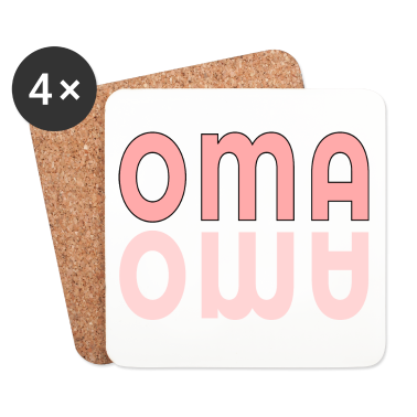 Geschenk Oma Untersetzer - OMA