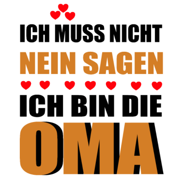 Motiv Ich bin die Oma