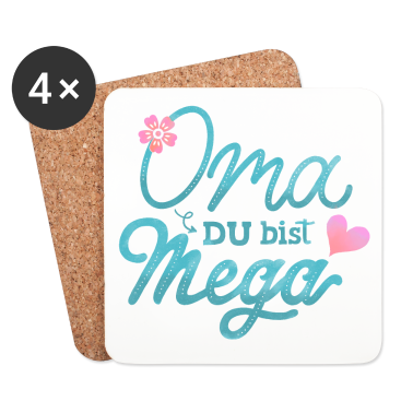 Geschenk Oma Untersetzer - Oma