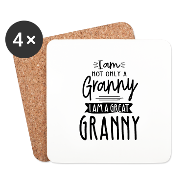 Geschenk Oma Untersetzer - Ich bin nicht nur eine Oma, ich bin eine große Oma