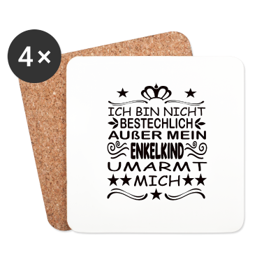 Geschenk Oma Untersetzer - Oma Oma und Enkel Beste Oma der Welt Enkelkind