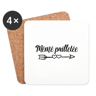 Geschenk Oma Untersetzer - Glitzernde Oma