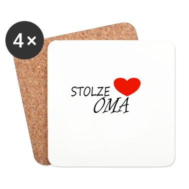 Geschenk Oma Untersetzer - Stolze Oma