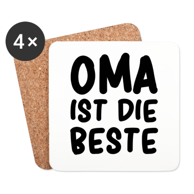 Geschenk Oma Untersetzer - Oma ist die beste