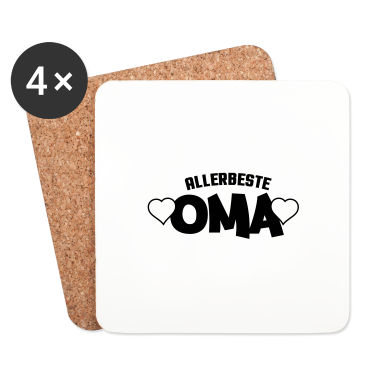 Geschenk Oma Untersetzer - allerbeste oma